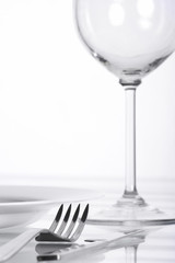 Banquet table setting
