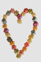 coeur en pâtes