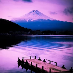 Fotobehang Mount Fuji © kalafoto