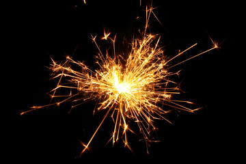 Fireworks explode