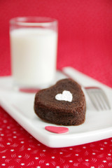 little heart cake