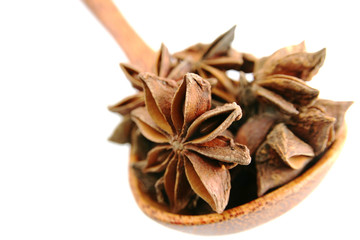 star anise in a spoon