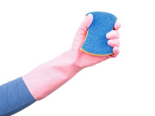 Dishwashing sponge