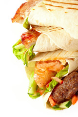 tortilla with vegetables