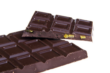 Chocolate  isolated on white background