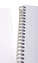copybook isolated on white background
