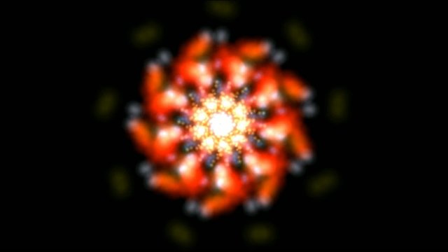 Deformation flower pattern,oriental pattern, HD 1080p - loop