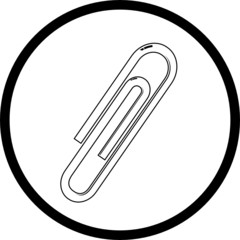 vector icon of clip