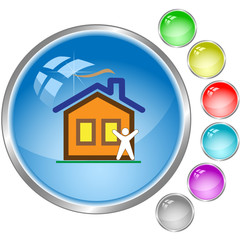 vector icon of home