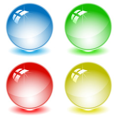 set of color balls