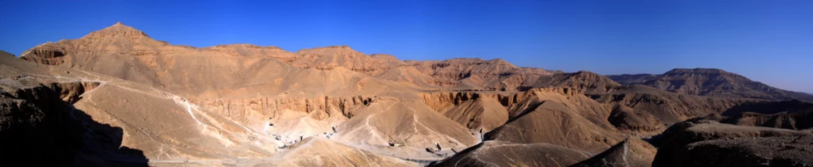  Stitched panorama of the Valley of the Kings - Luxor - Egypt © tr3gi
