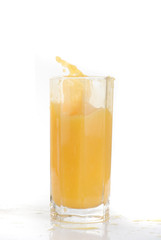 orange juice splash