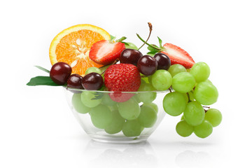 Still-life of fresh fruit