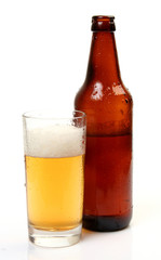 Glass with beer
