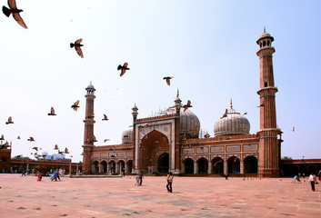 Jama Masjid Mosque, New Delhi. India