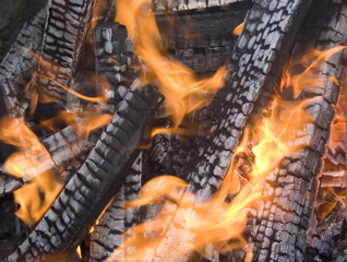 Fire burn