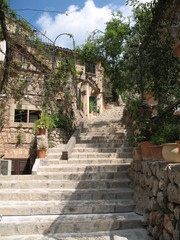 Fototapeta na wymiar Stone Steps in Majorca