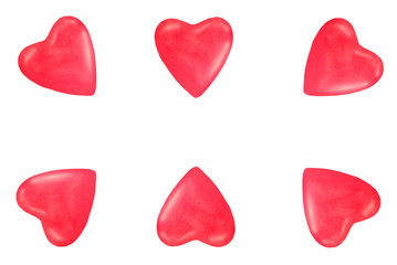 Red Valentine Heart Border