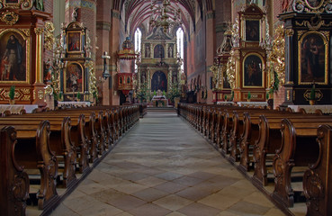 Fototapeta na wymiar Katedra Dirschau, Polska