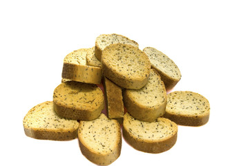 crackers with poppy