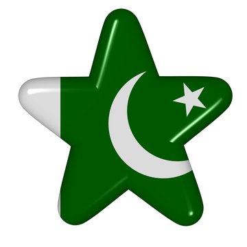 star in colors of Pakistan