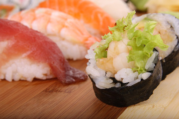 Sushi - healthy food.