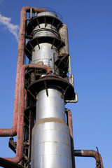 Refinery for the production of fuel - architecture and buildings of an industrial complex