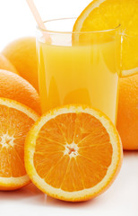 Orange juice and the orange
