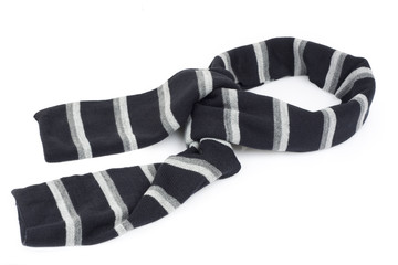 wool scarf isolated on white background