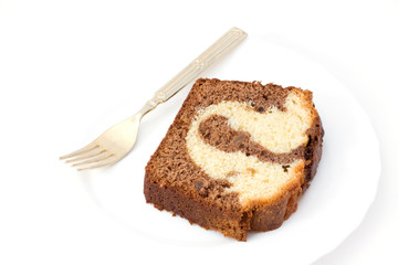 marble cake bake sweet dessert slice
