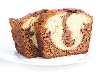 marble cake bake sweet dessert slice