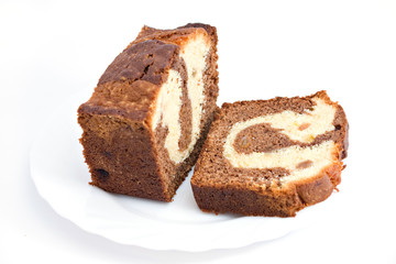 marble cake bake sweet dessert slice