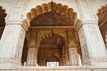Foto op Plexiglas Hall of audience (Diwan-i-Khas), Red Fort, Old Delhi, India.. © Luciano Mortula-LGM