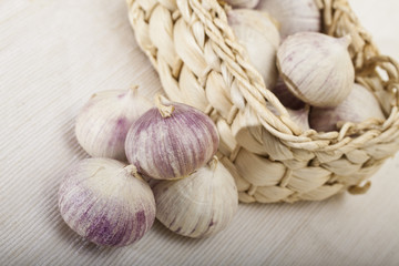 Roter Knoblauch (Allium Ampeloprasum)