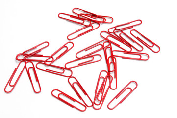 Red Paper Clips