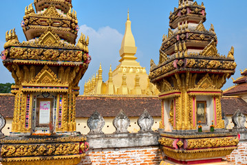 Fototapeta premium Wat That Luang, Laos.
