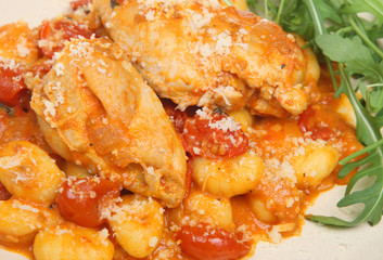 Chicken Cacciatore with Gnocci