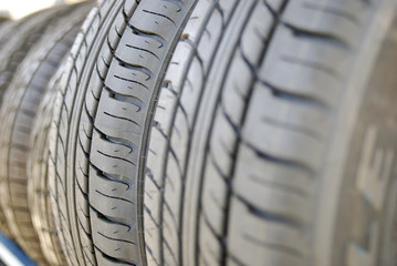 Detail of Tread on Tires