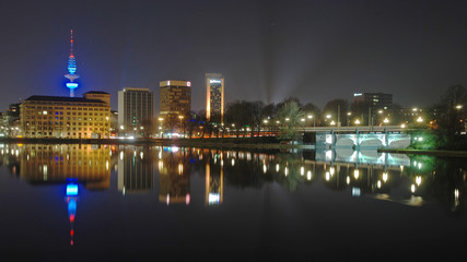 Naklejka premium Lombardsbrücke und Telemichel