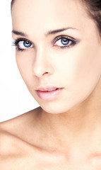 Fototapeta premium woman with health skin of face
