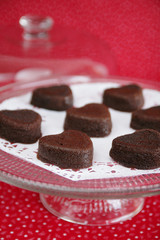 heart chocolate cakes