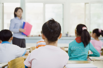 Classroom of Students Watching Teacher