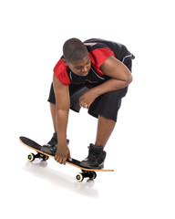 Skateboarding Low