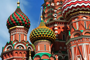 Fototapeta na wymiar Basiliuskathedrale, Moskau - Katedra Świętego Bazylego w Moskwie