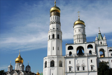 Fototapeta na wymiar Glockenturm, Kreml, Moskwa - Dzwonnica, Kreml, Moskwa