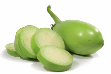 aubergine isolated on white background