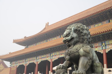 Naklejka premium The forbidden city, Beijing
