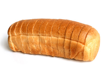 Sliced loaf of bread