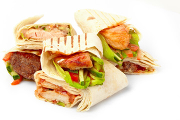tortilla with vegetables