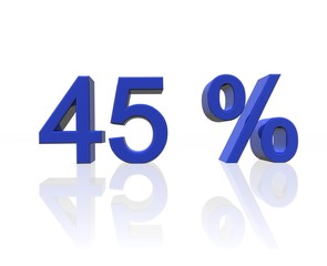45 Prozent